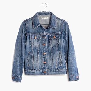 Madewell, The Jean Jacket, Pinter Wash, Large